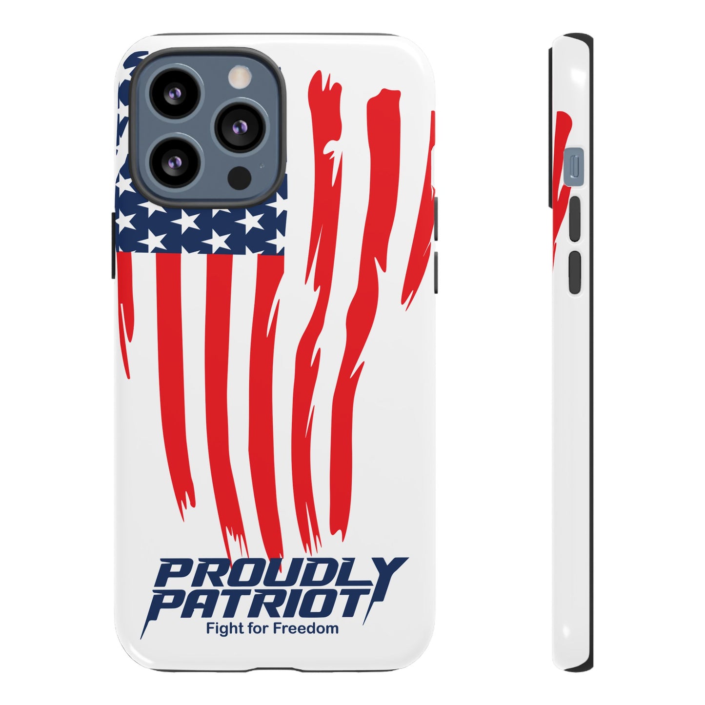 The Flag, Patriotic Phone Case for Proud Americans, USA Flag Phone Cover, Tough Cases for Veterans, Independence Day Gift