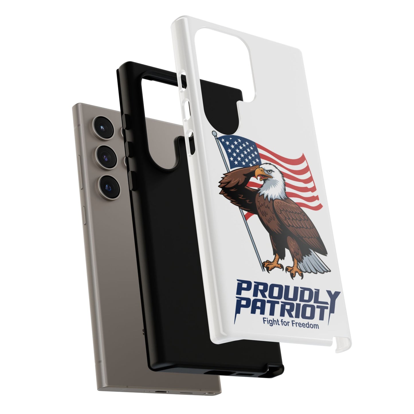 Major Talon Reporting for Duty! Patriotic Phone Case for Proud Americans, USA Flag Phone Cover, Tough Cases for Veterans, Independence Day Gift