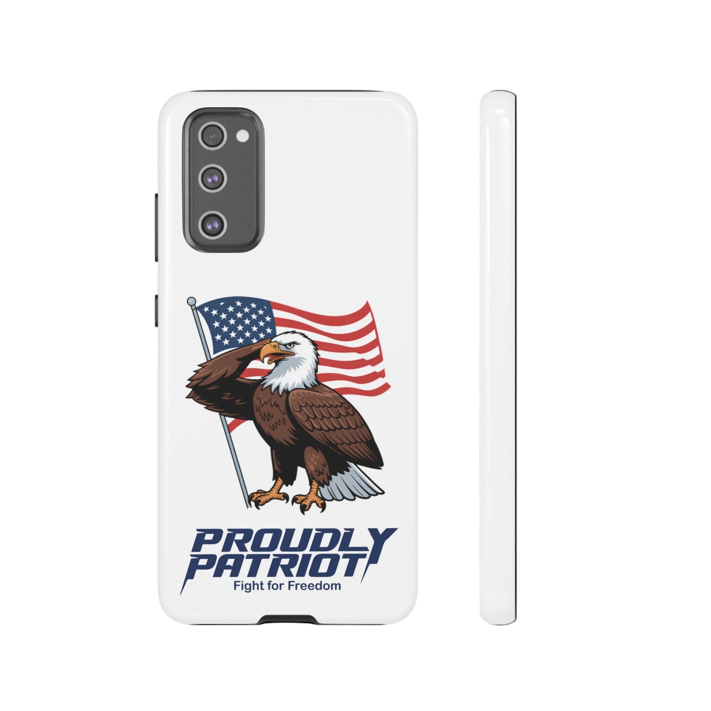 Major Talon Reporting for Duty! Patriotic Phone Case for Proud Americans, USA Flag Phone Cover, Tough Cases for Veterans, Independence Day Gift