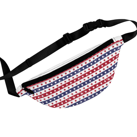 Stars and Stripes Fanny Pack | Perfect for Festivals, Travel, & Everyday Use | Stylish Accessory, Gift Idea, Concert Bag