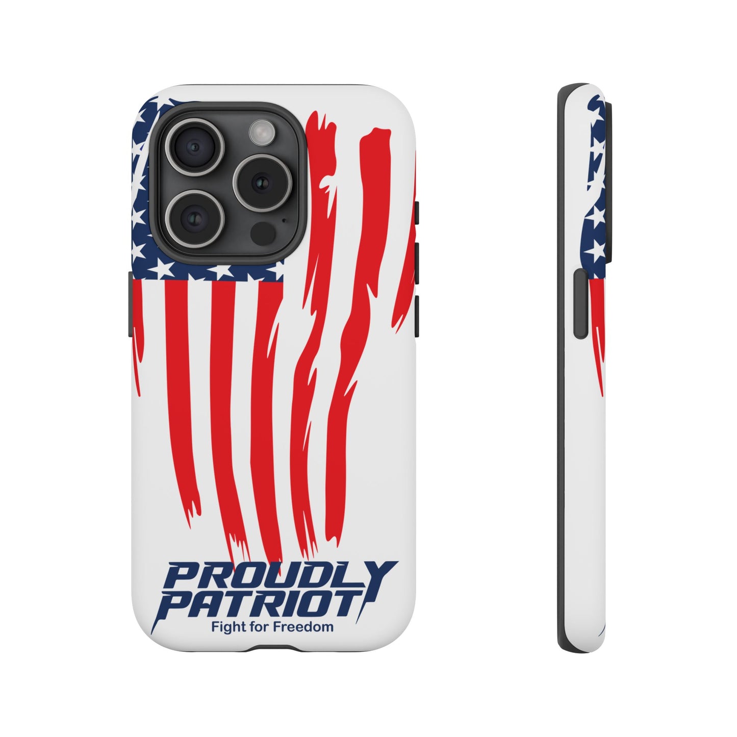 The Flag, Patriotic Phone Case for Proud Americans, USA Flag Phone Cover, Tough Cases for Veterans, Independence Day Gift