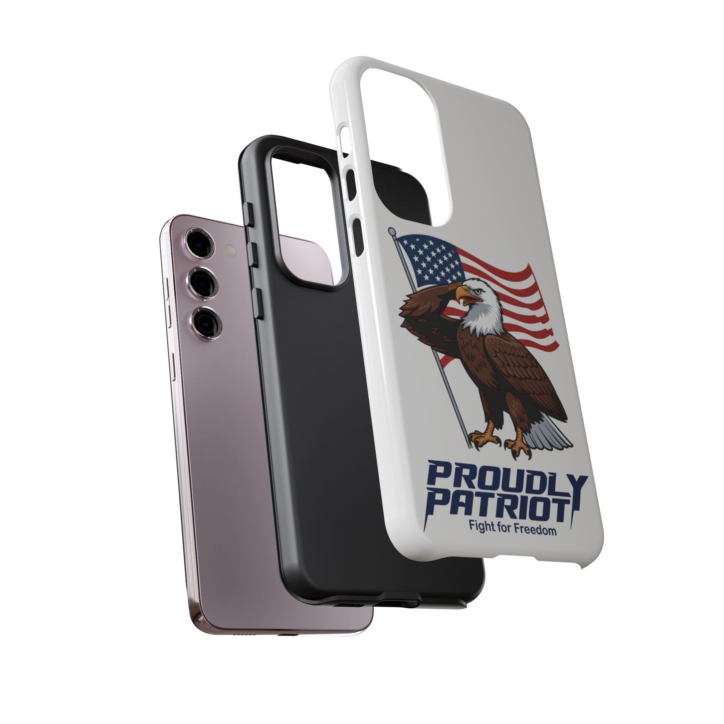 Major Talon Reporting for Duty! Patriotic Phone Case for Proud Americans, USA Flag Phone Cover, Tough Cases for Veterans, Independence Day Gift
