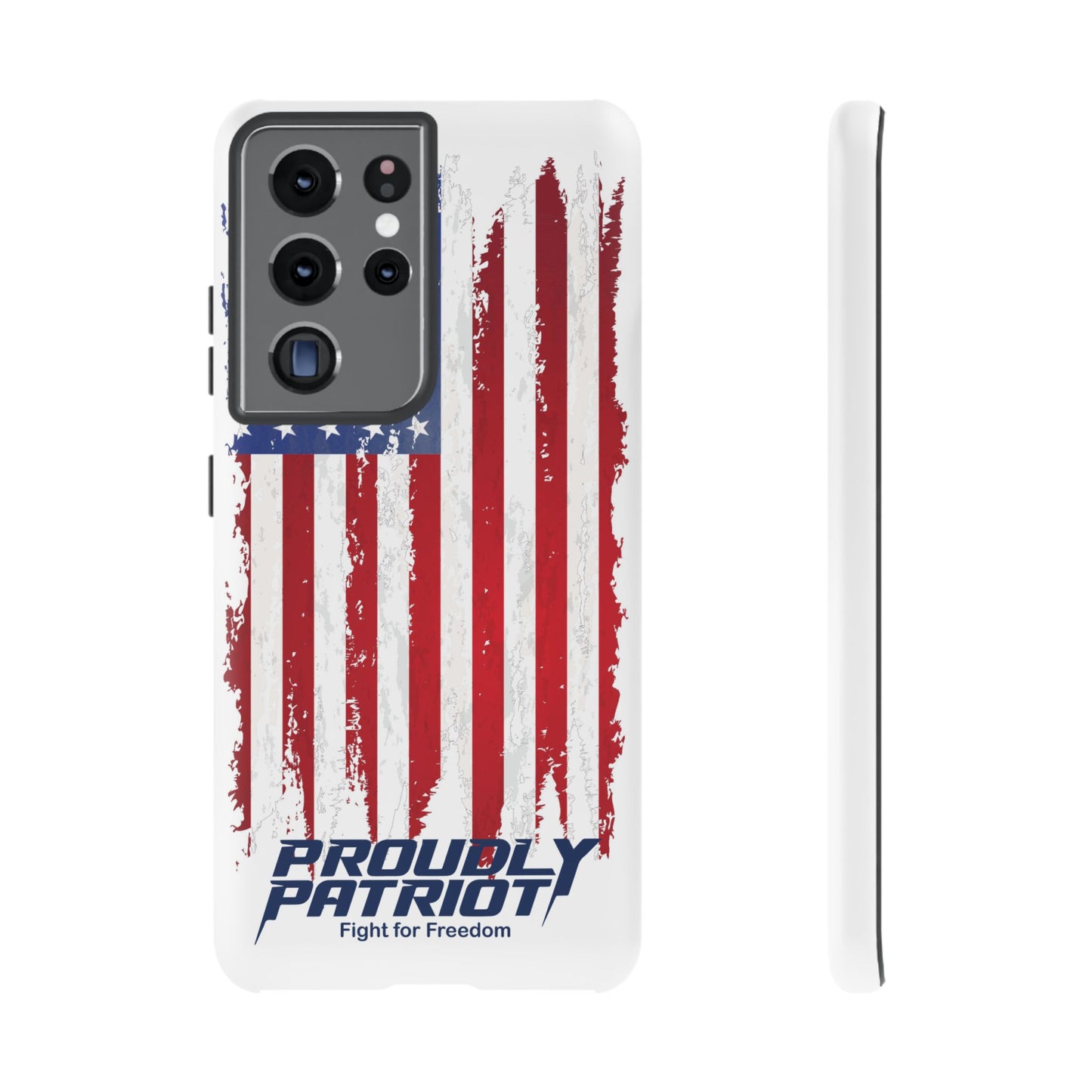 Distressed Flag, Patriotic Phone Case for Proud Americans, USA Flag Phone Cover, Tough Cases for Veterans, Independence Day Gift