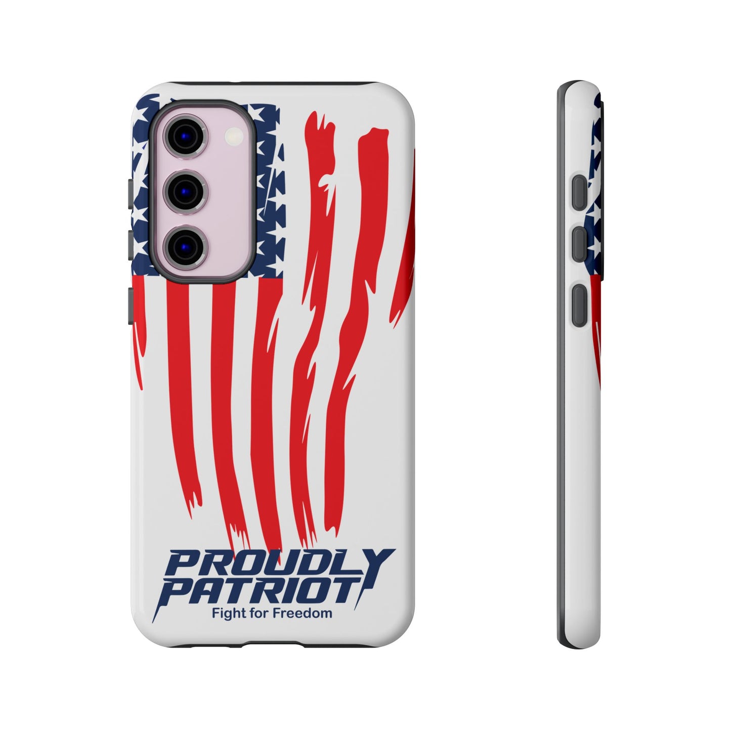 The Flag, Patriotic Phone Case for Proud Americans, USA Flag Phone Cover, Tough Cases for Veterans, Independence Day Gift