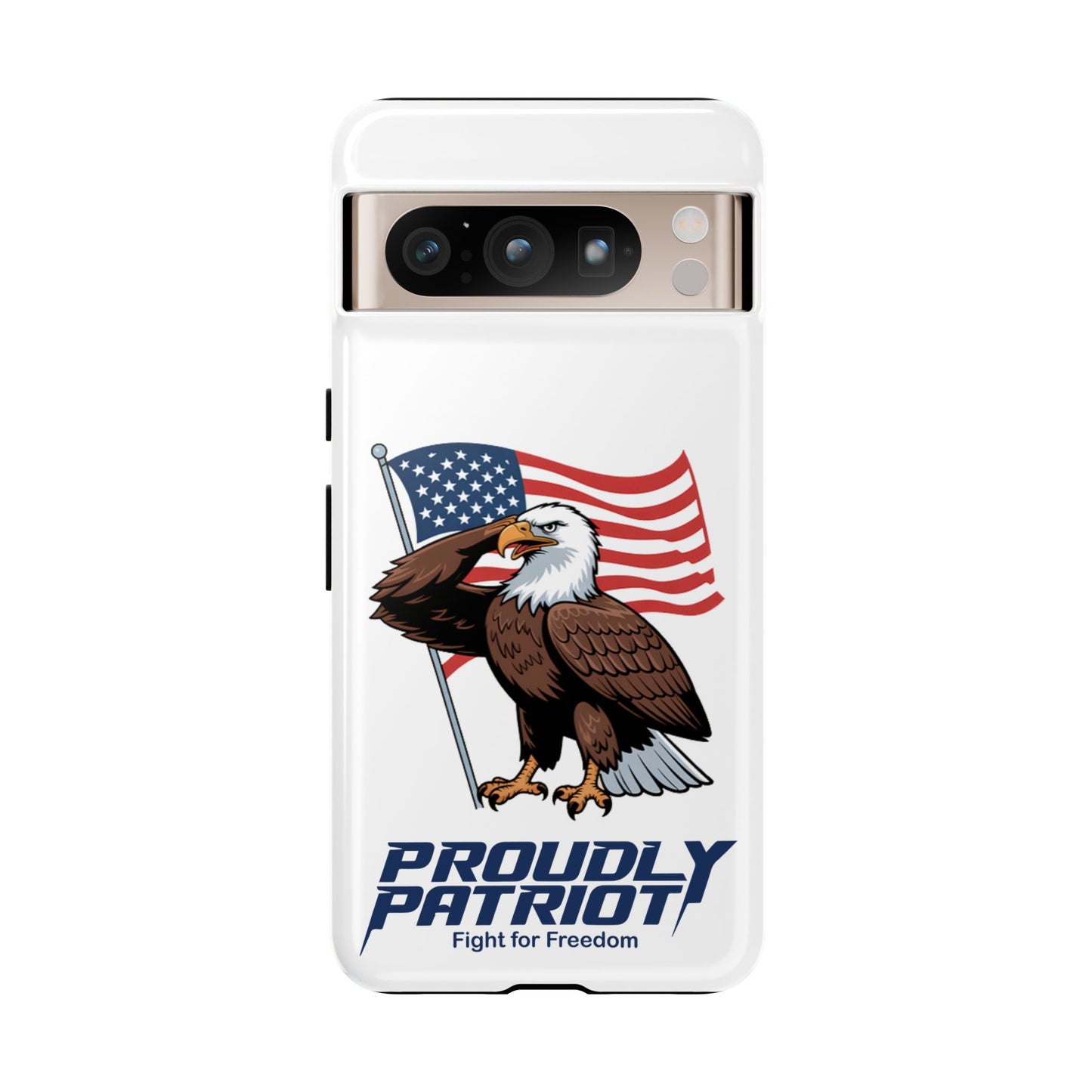 Major Talon Reporting for Duty! Patriotic Phone Case for Proud Americans, USA Flag Phone Cover, Tough Cases for Veterans, Independence Day Gift