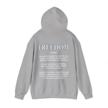 Freedom: The Heartbeat of Liberty Hoodie