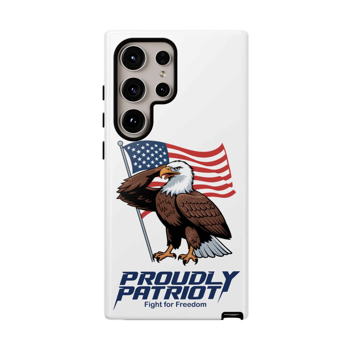 Major Talon Reporting for Duty! Patriotic Phone Case for Proud Americans, USA Flag Phone Cover, Tough Cases for Veterans, Independence Day Gift