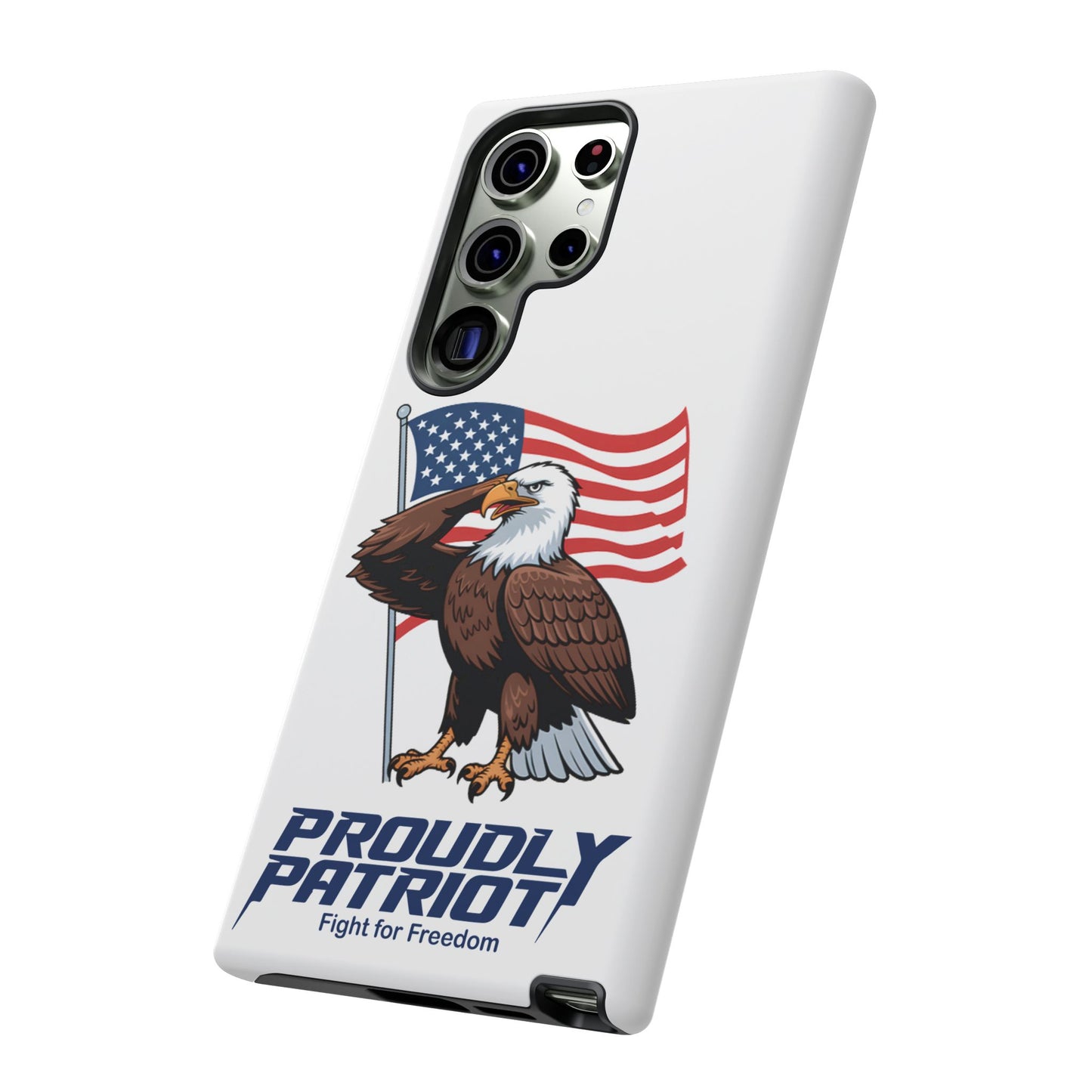 Major Talon Reporting for Duty! Patriotic Phone Case for Proud Americans, USA Flag Phone Cover, Tough Cases for Veterans, Independence Day Gift