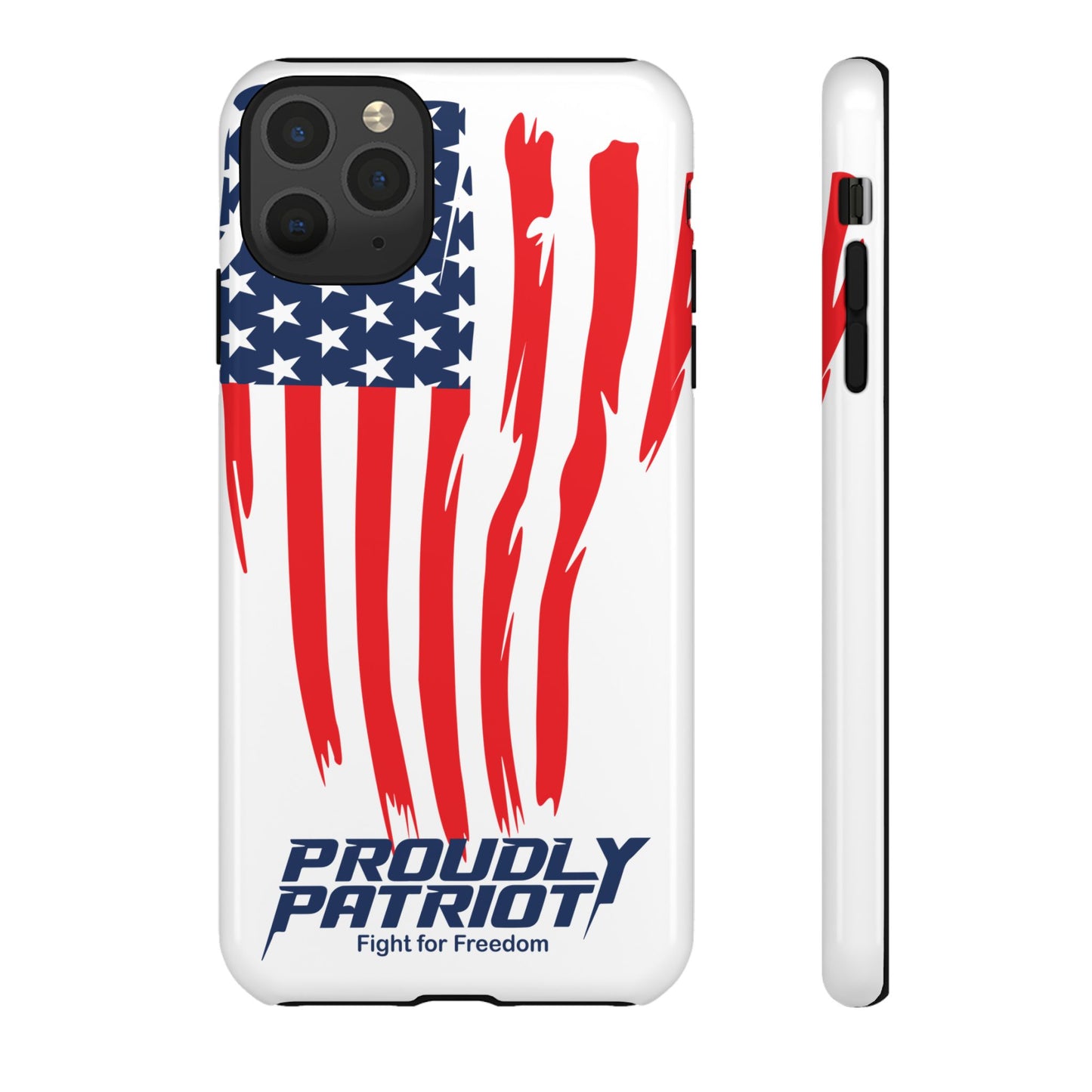 The Flag, Patriotic Phone Case for Proud Americans, USA Flag Phone Cover, Tough Cases for Veterans, Independence Day Gift