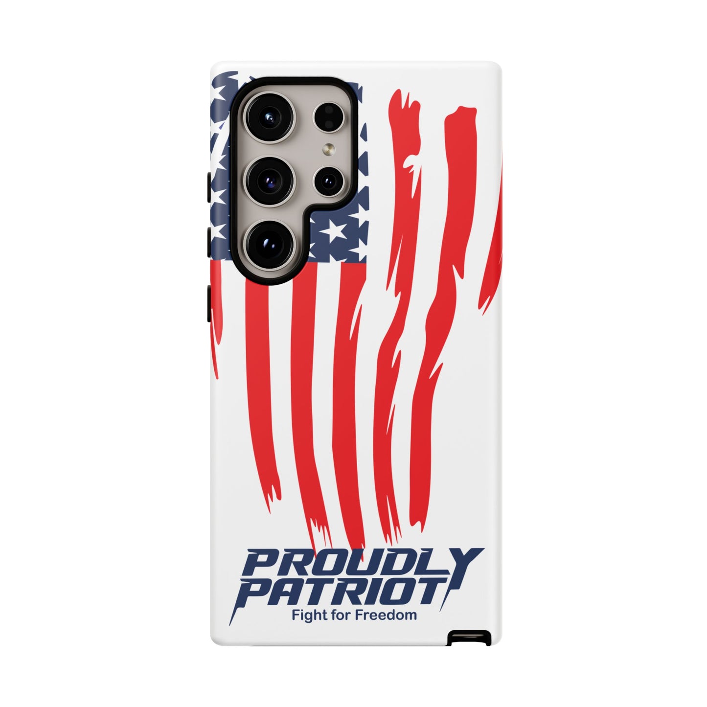The Flag, Patriotic Phone Case for Proud Americans, USA Flag Phone Cover, Tough Cases for Veterans, Independence Day Gift