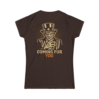 Uncle Sam’s Warning Women's Tee