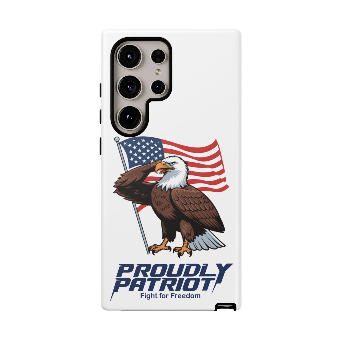 Major Talon Reporting for Duty! Patriotic Phone Case for Proud Americans, USA Flag Phone Cover, Tough Cases for Veterans, Independence Day Gift