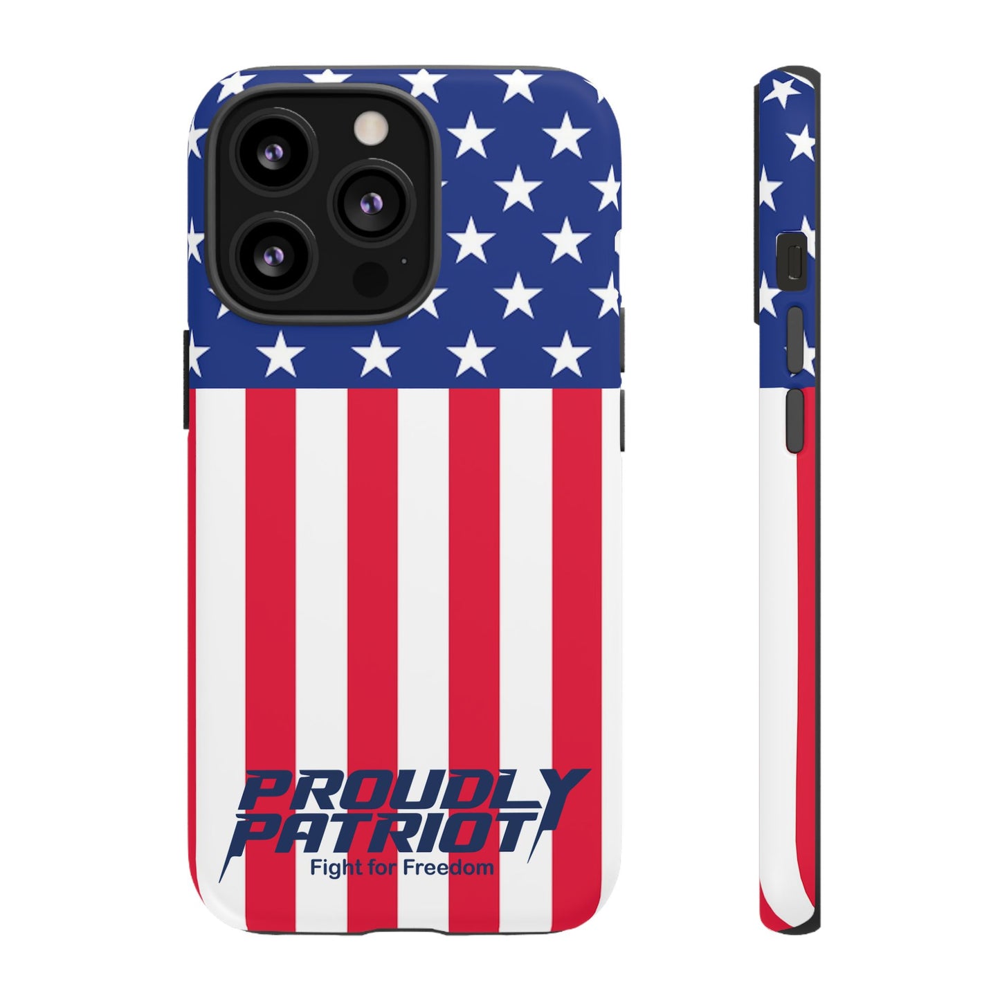 Stars, Stripes, and Cell Phones, Patriotic Phone Case for Proud Americans, USA Flag Phone Cover, Tough Cases for Veterans, Independence Day Gift