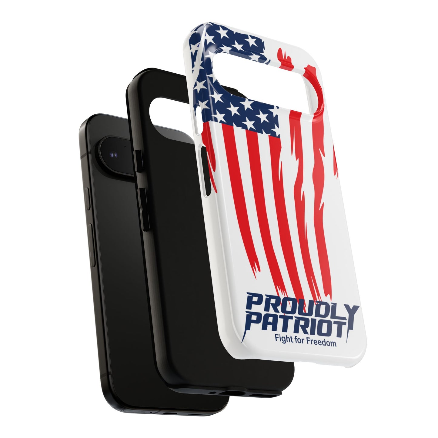 The Flag, Patriotic Phone Case for Proud Americans, USA Flag Phone Cover, Tough Cases for Veterans, Independence Day Gift