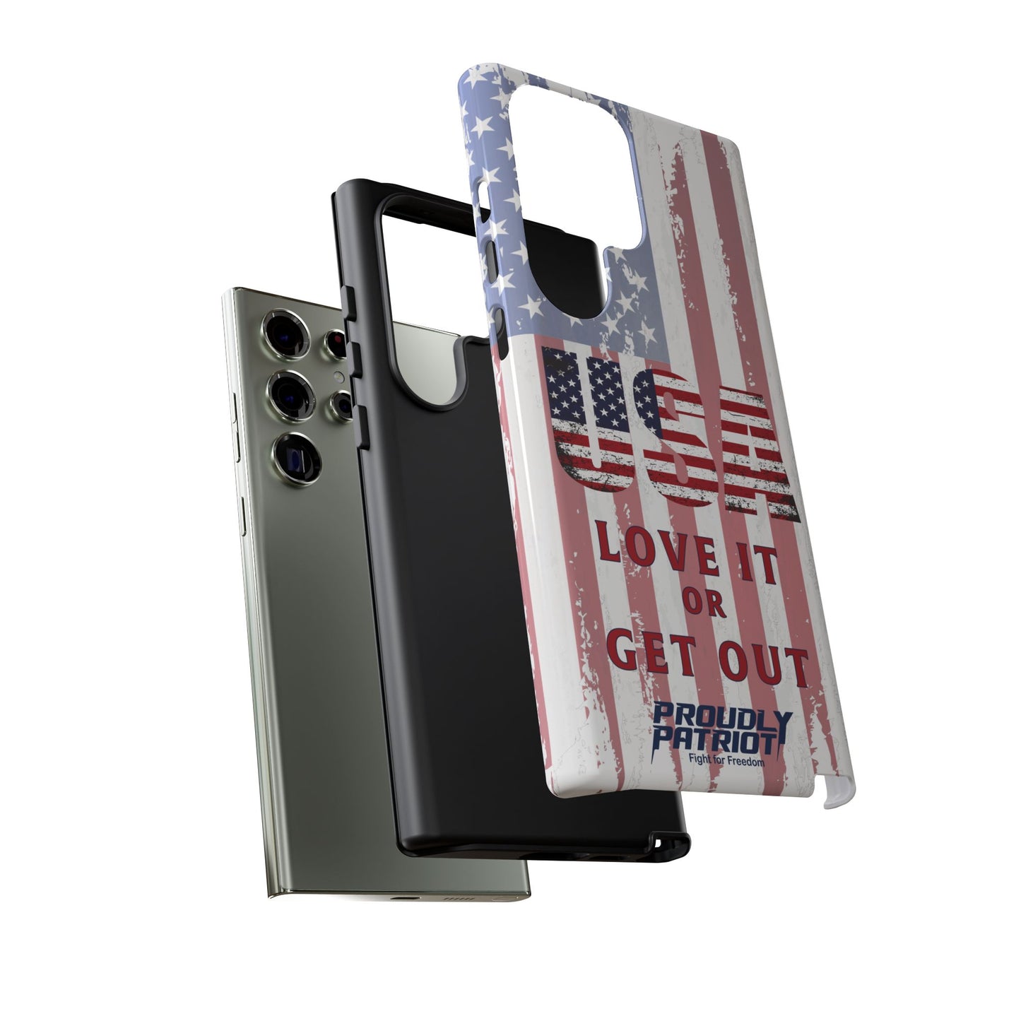 Stars, Stripes, and Zero Tolerance, Phone Case