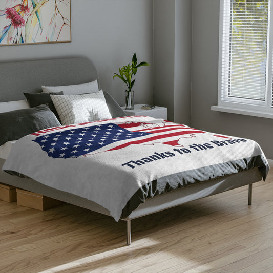 Home of the Free Microfiber Blanket