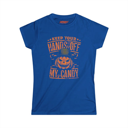 Hands Off – Halloween with Attitude Women's Tee