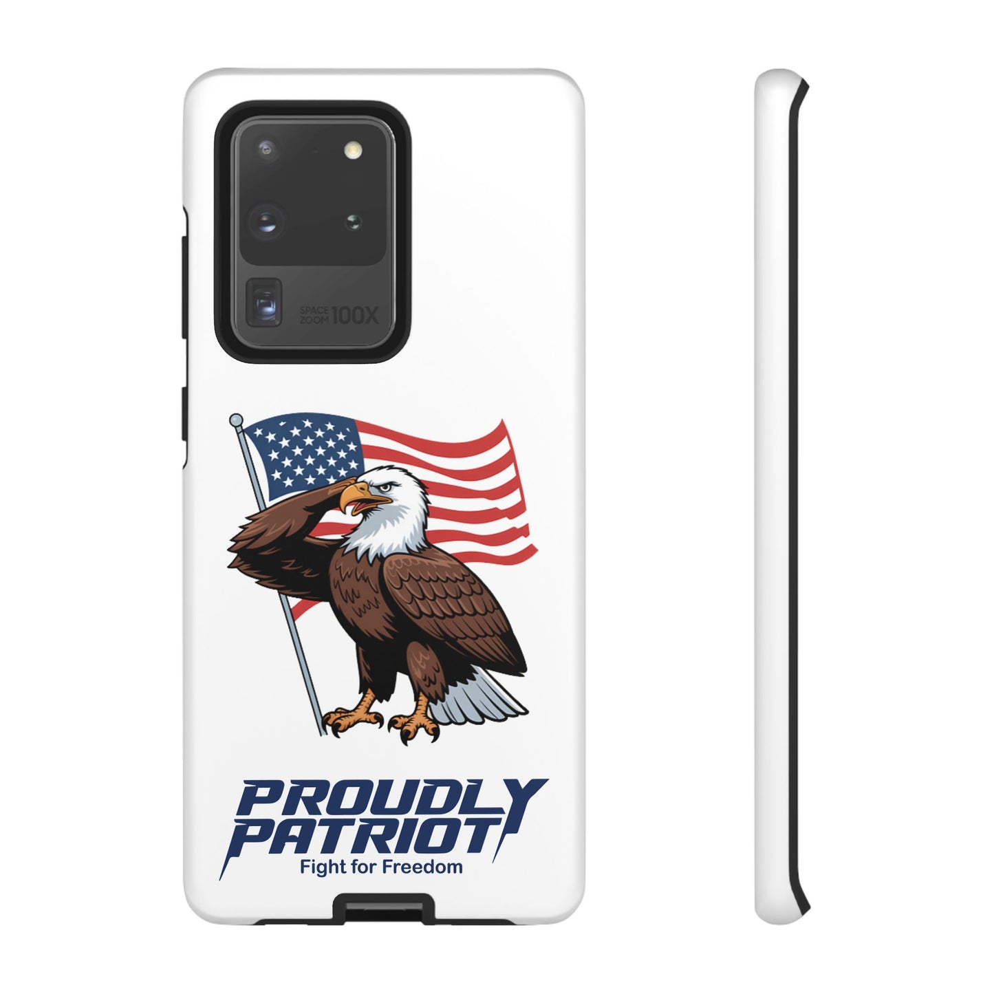 Major Talon Reporting for Duty! Patriotic Phone Case for Proud Americans, USA Flag Phone Cover, Tough Cases for Veterans, Independence Day Gift