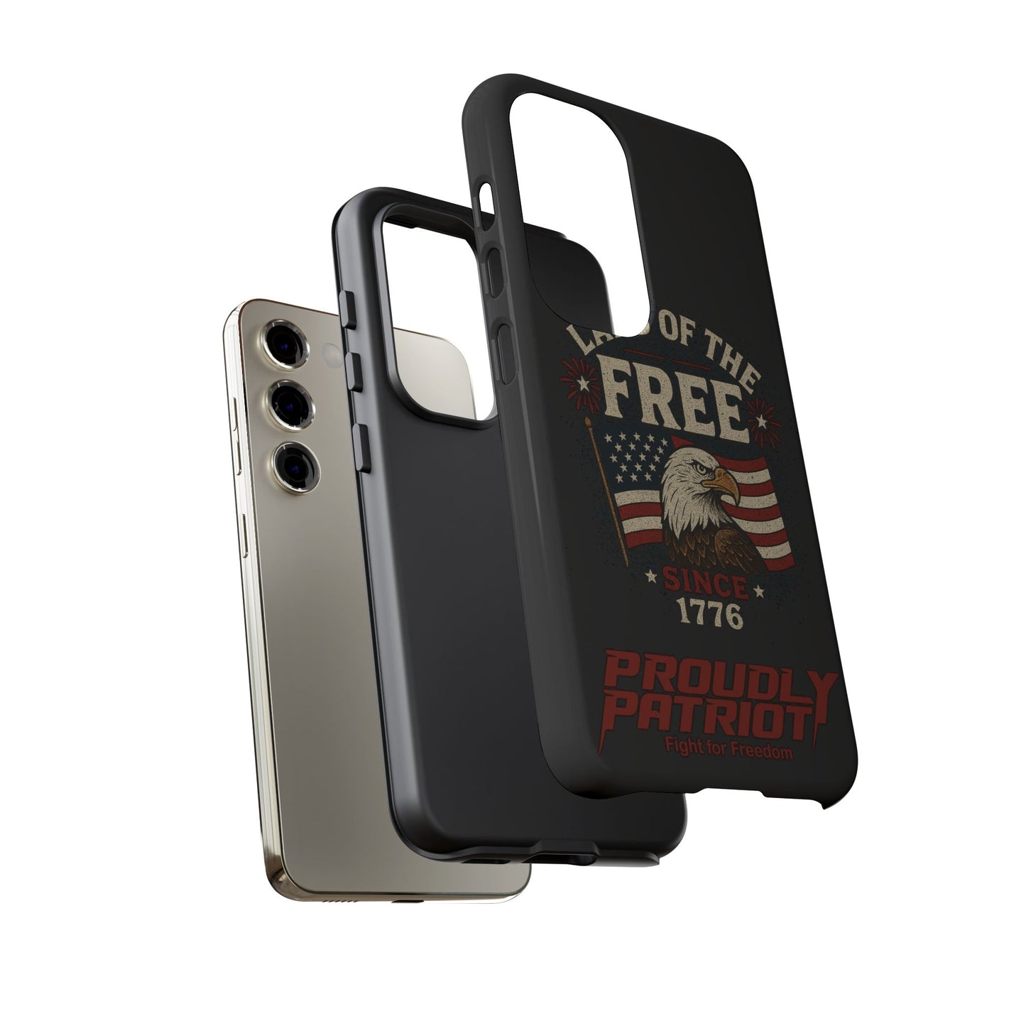 Freedom Phone Case: The Ultimate Patriotic Protector: For the Proud Patriot, USA Flag Phone Cover, Tough Cases for Veterans, Independence Day Gift