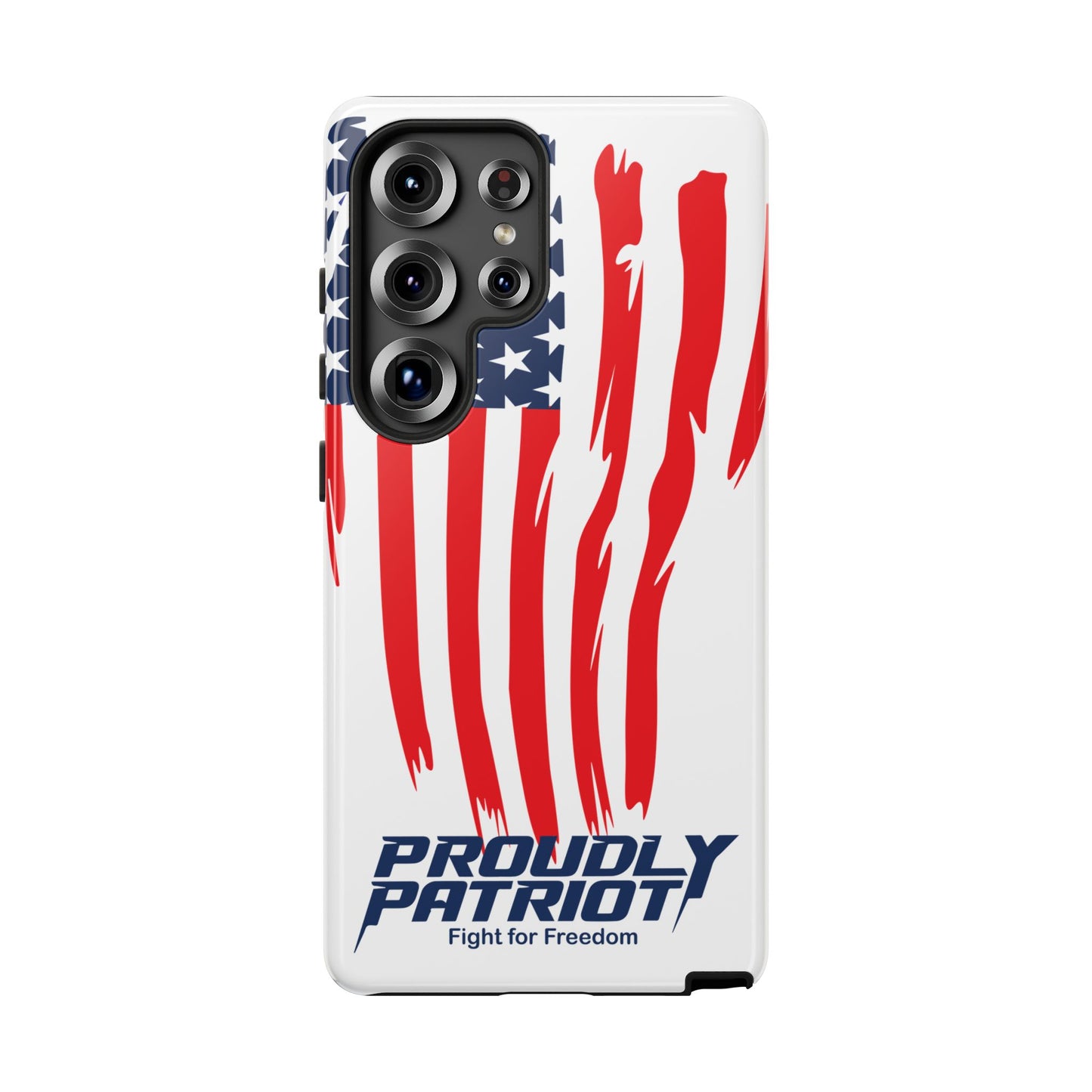 The Flag, Patriotic Phone Case for Proud Americans, USA Flag Phone Cover, Tough Cases for Veterans, Independence Day Gift