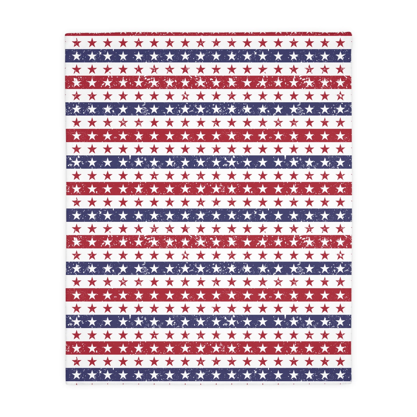 Cozy Patriotic Velveteen Blanket