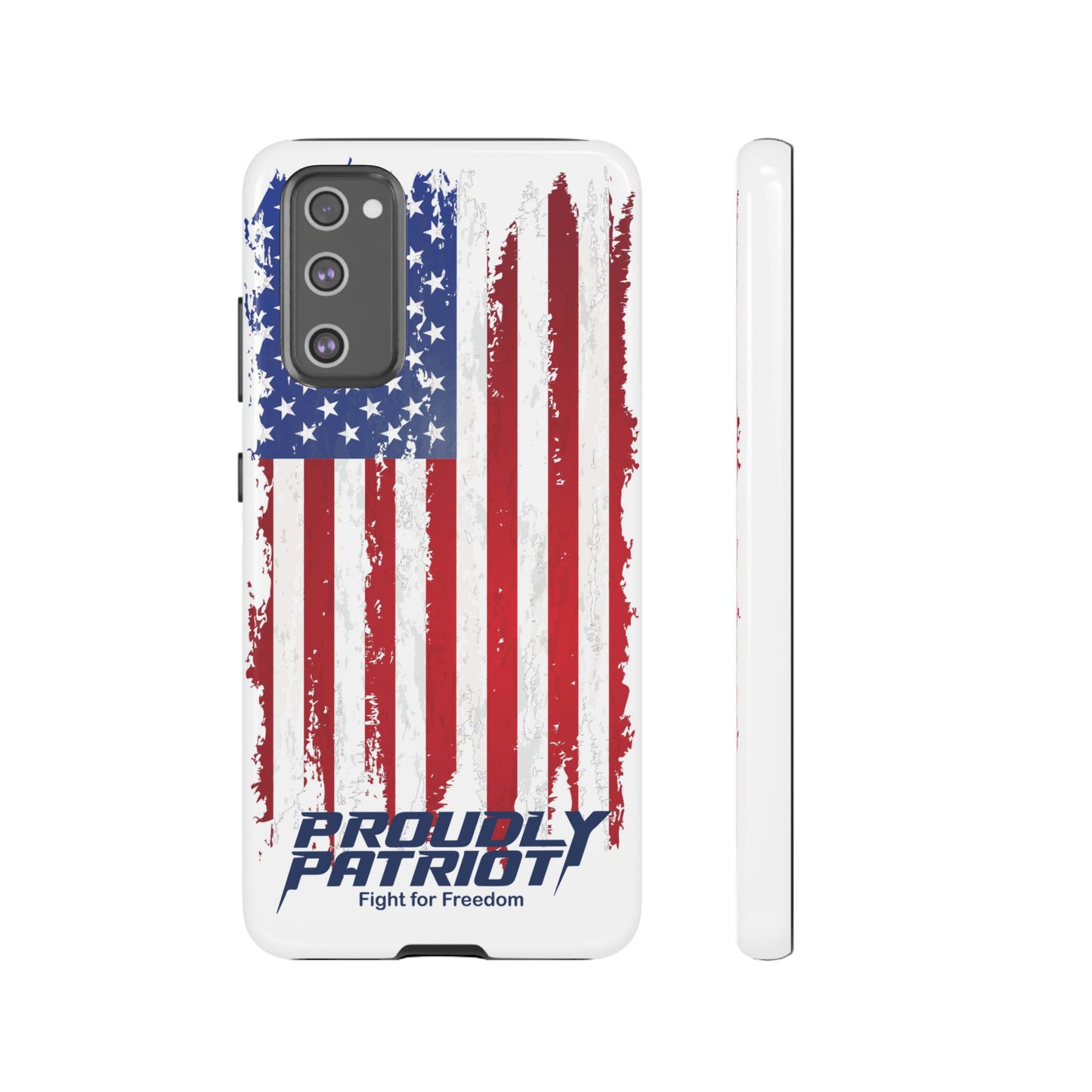 Distressed Flag, Patriotic Phone Case for Proud Americans, USA Flag Phone Cover, Tough Cases for Veterans, Independence Day Gift