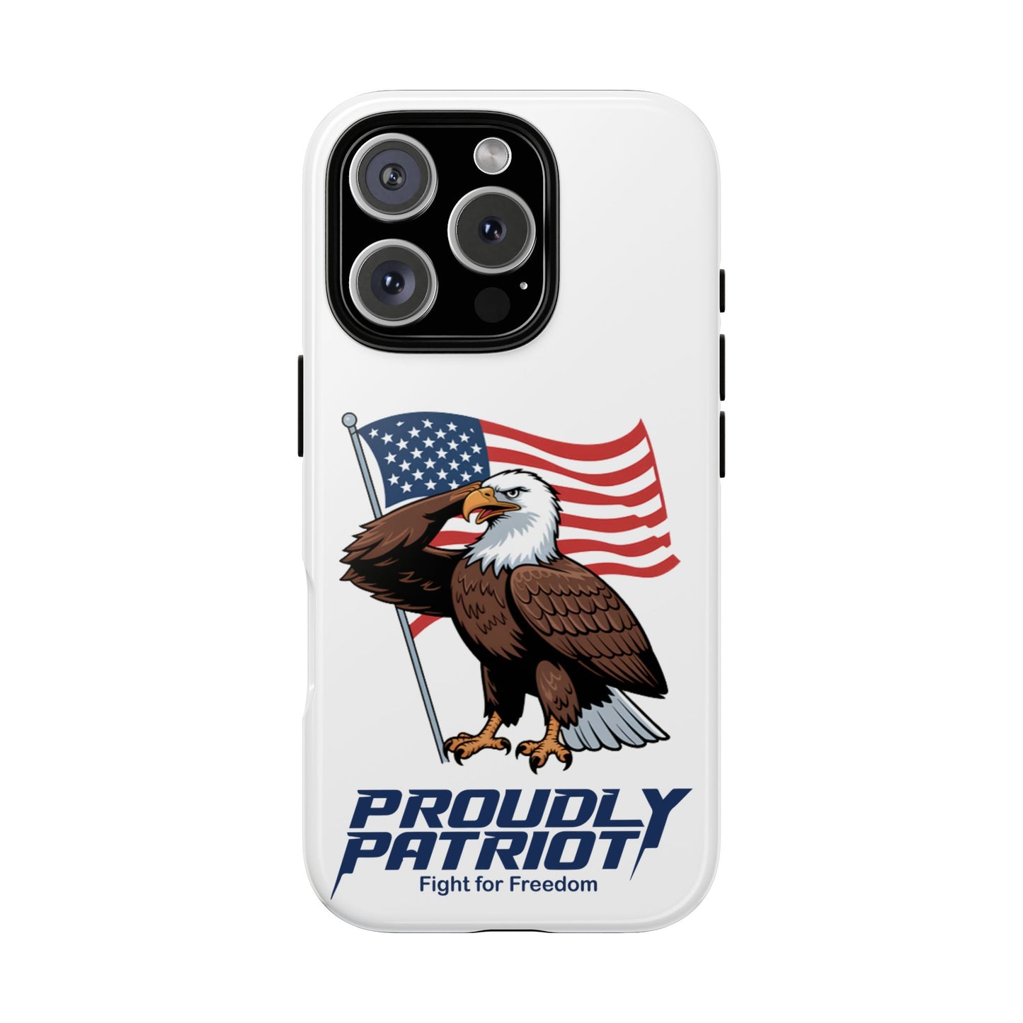 Major Talon Reporting for Duty! Patriotic Phone Case for Proud Americans, USA Flag Phone Cover, Tough Cases for Veterans, Independence Day Gift