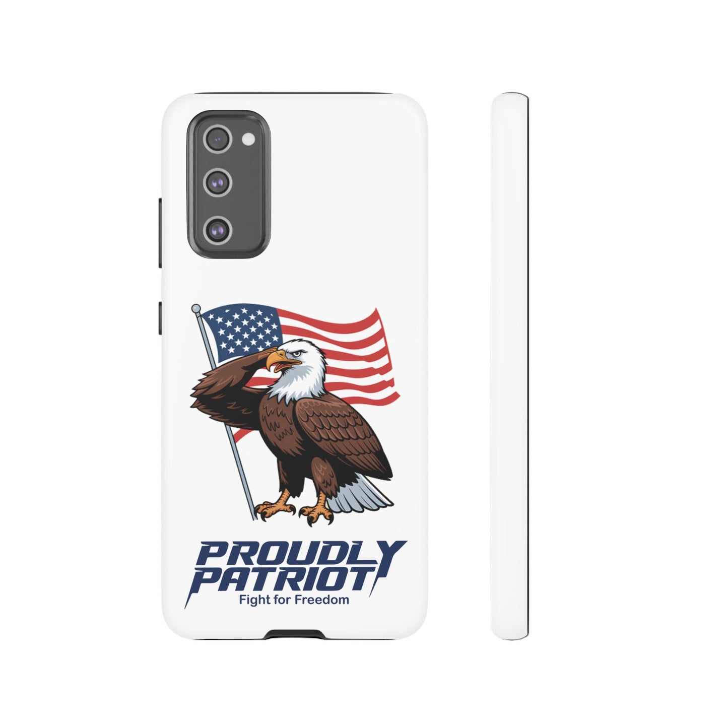 Major Talon Reporting for Duty! Patriotic Phone Case for Proud Americans, USA Flag Phone Cover, Tough Cases for Veterans, Independence Day Gift