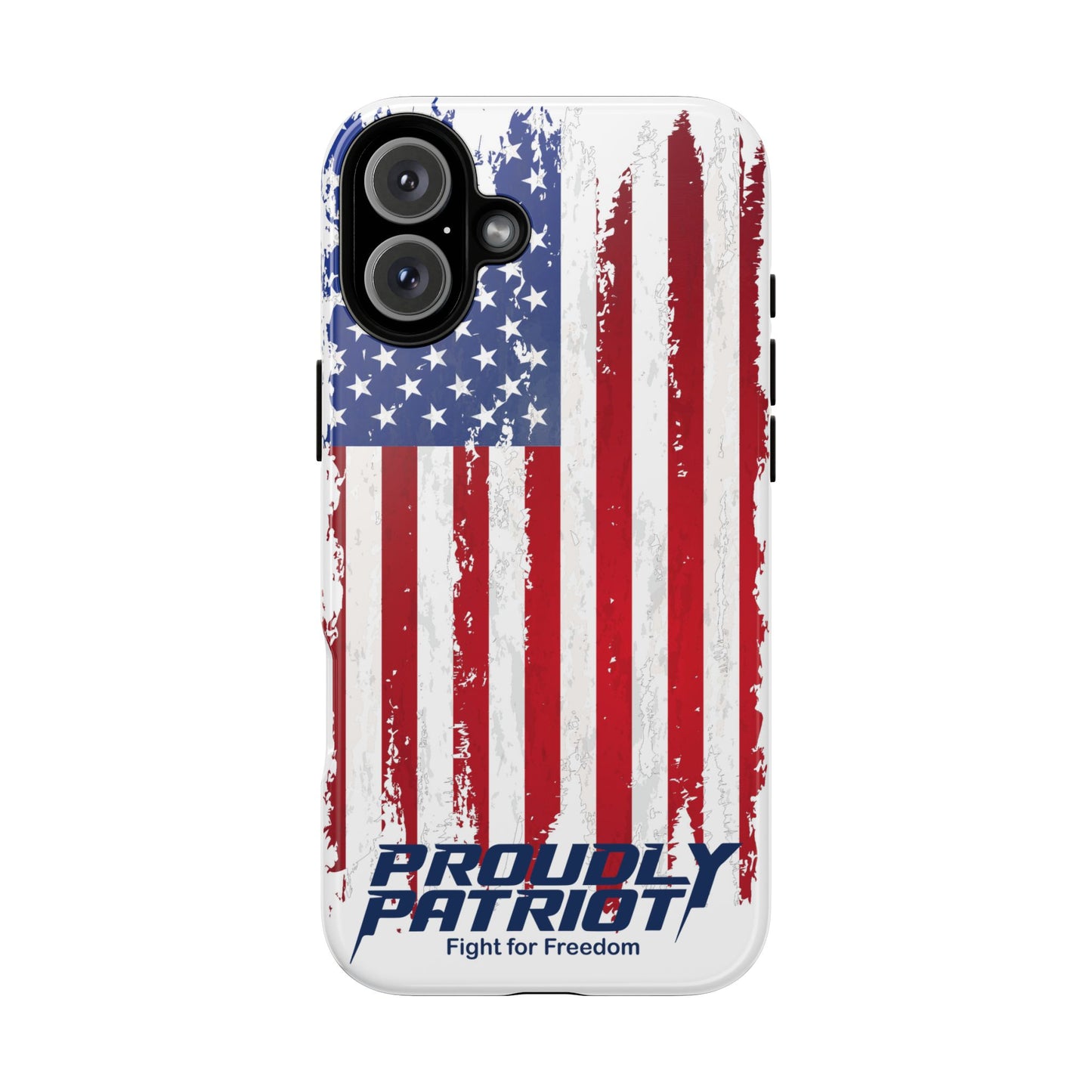 Distressed Flag, Patriotic Phone Case for Proud Americans, USA Flag Phone Cover, Tough Cases for Veterans, Independence Day Gift