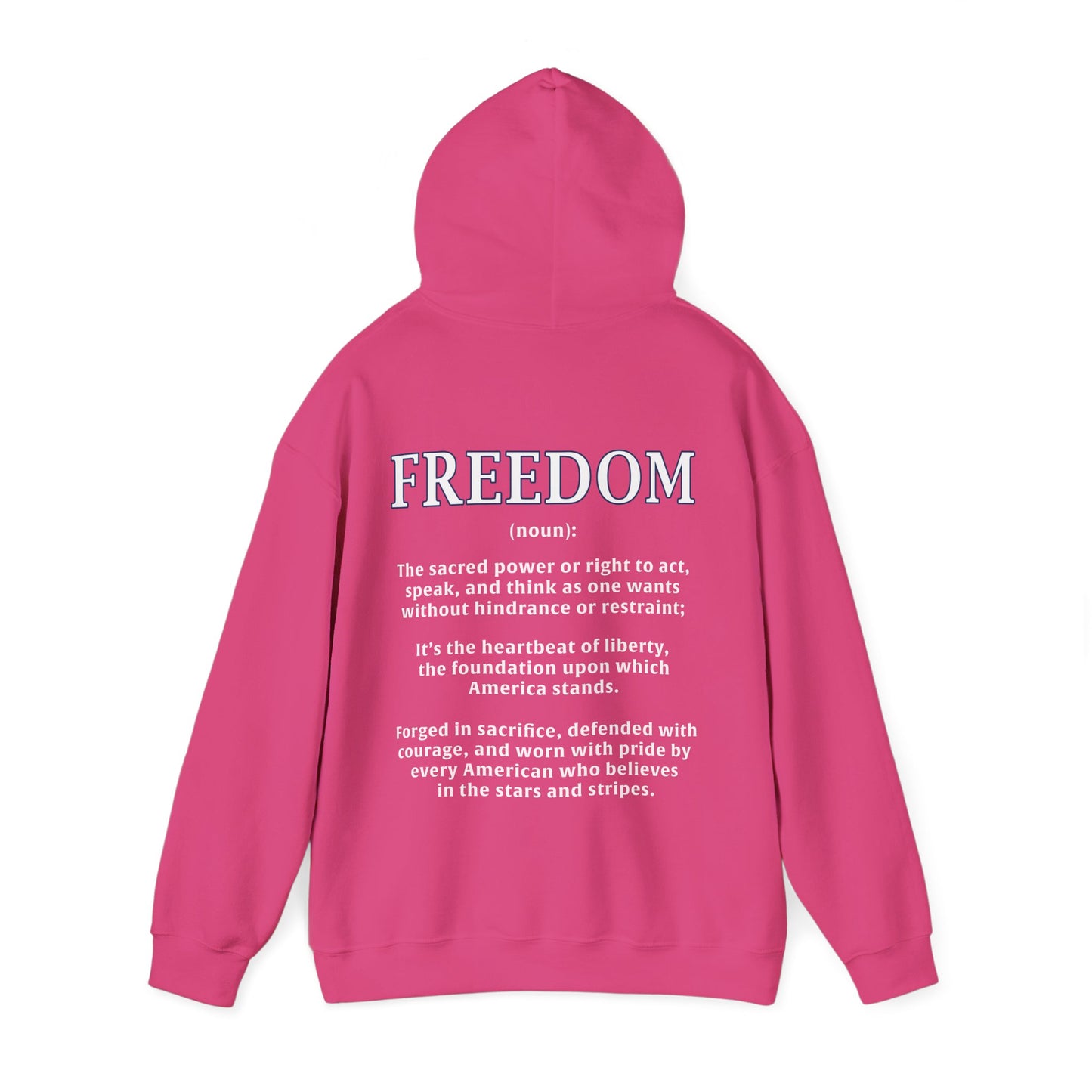 Freedom: The Heartbeat of Liberty Hoodie