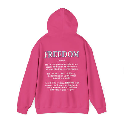 Freedom: The Heartbeat of Liberty Hoodie