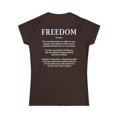 Freedom: The Heartbeat of Liberty Women's Tee