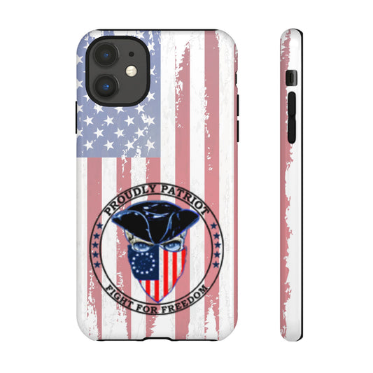 The Founding Father of Phone Protection, Patriotic Phone Case for Proud Americans, USA Flag Phone Cover, Tough Cases for Veterans, Independence Day Gift