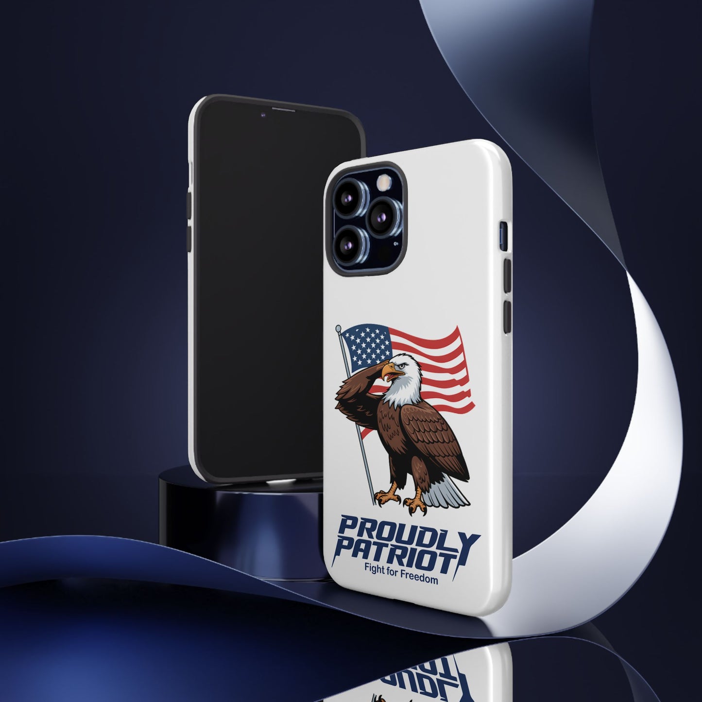 Major Talon Reporting for Duty! Patriotic Phone Case for Proud Americans, USA Flag Phone Cover, Tough Cases for Veterans, Independence Day Gift