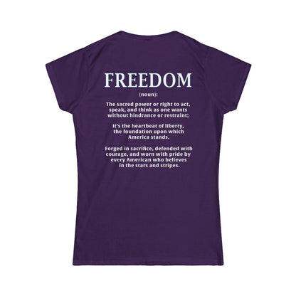 Freedom: The Heartbeat of Liberty Women's Tee