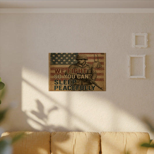Sleep Peacefully Textured Matte Poster