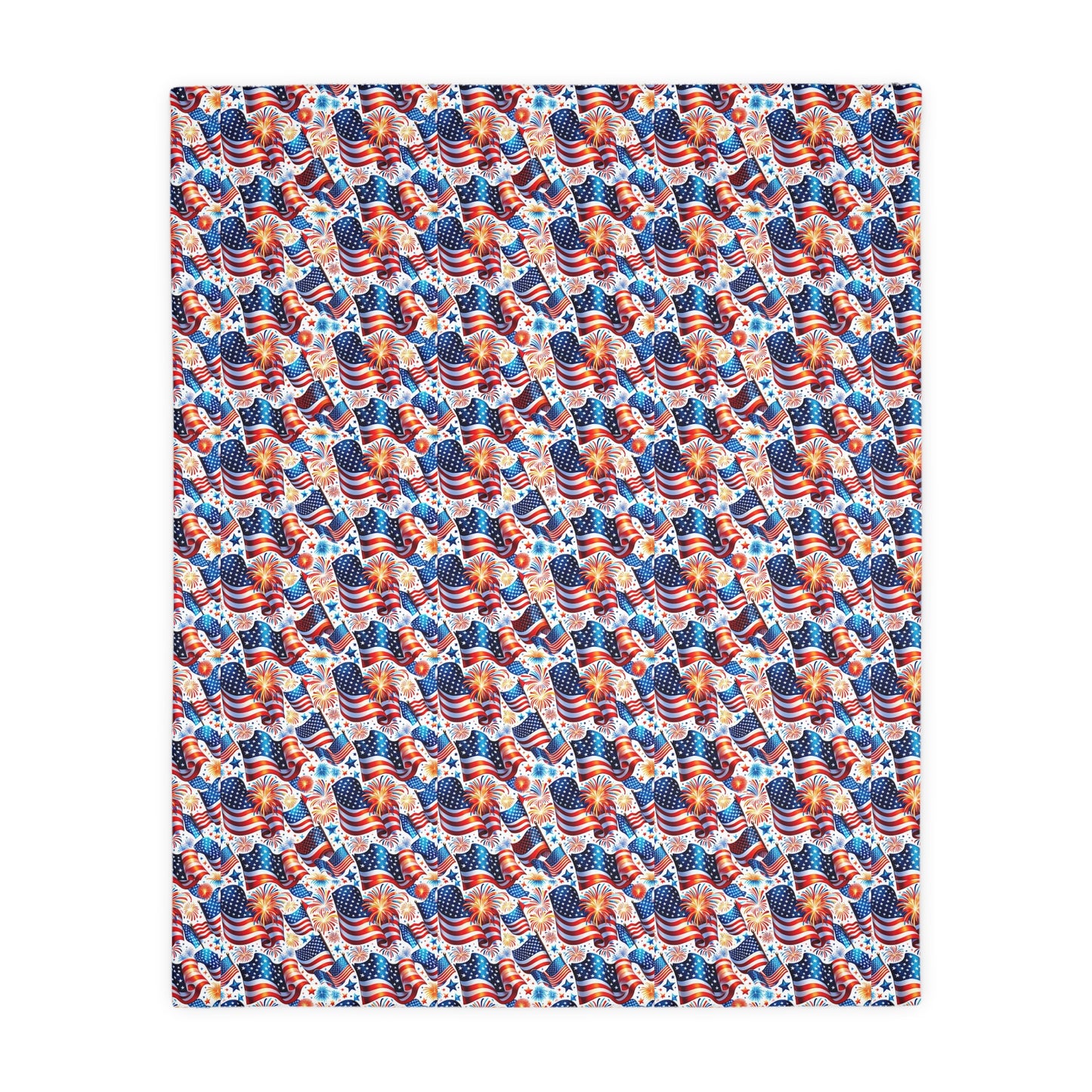 Celebrate the USA Velveteen Blanket