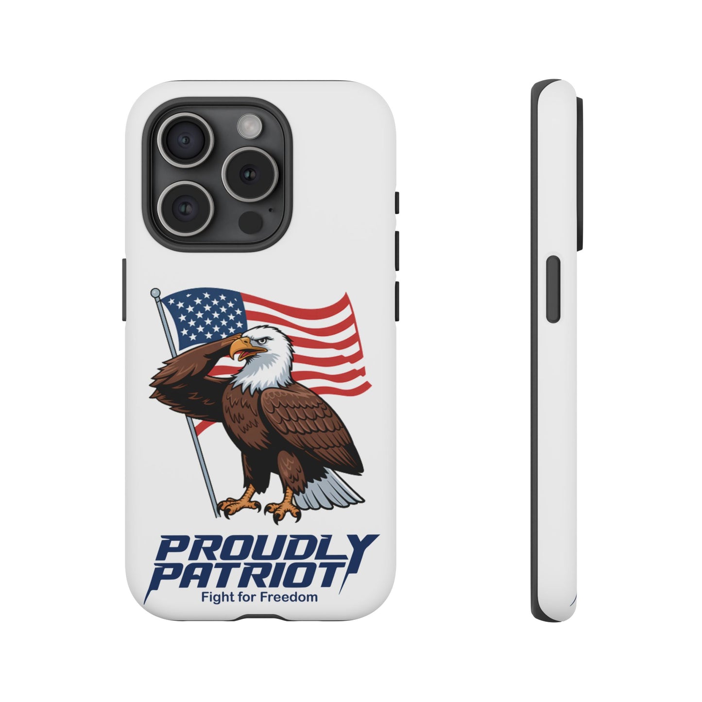 Major Talon Reporting for Duty! Patriotic Phone Case for Proud Americans, USA Flag Phone Cover, Tough Cases for Veterans, Independence Day Gift