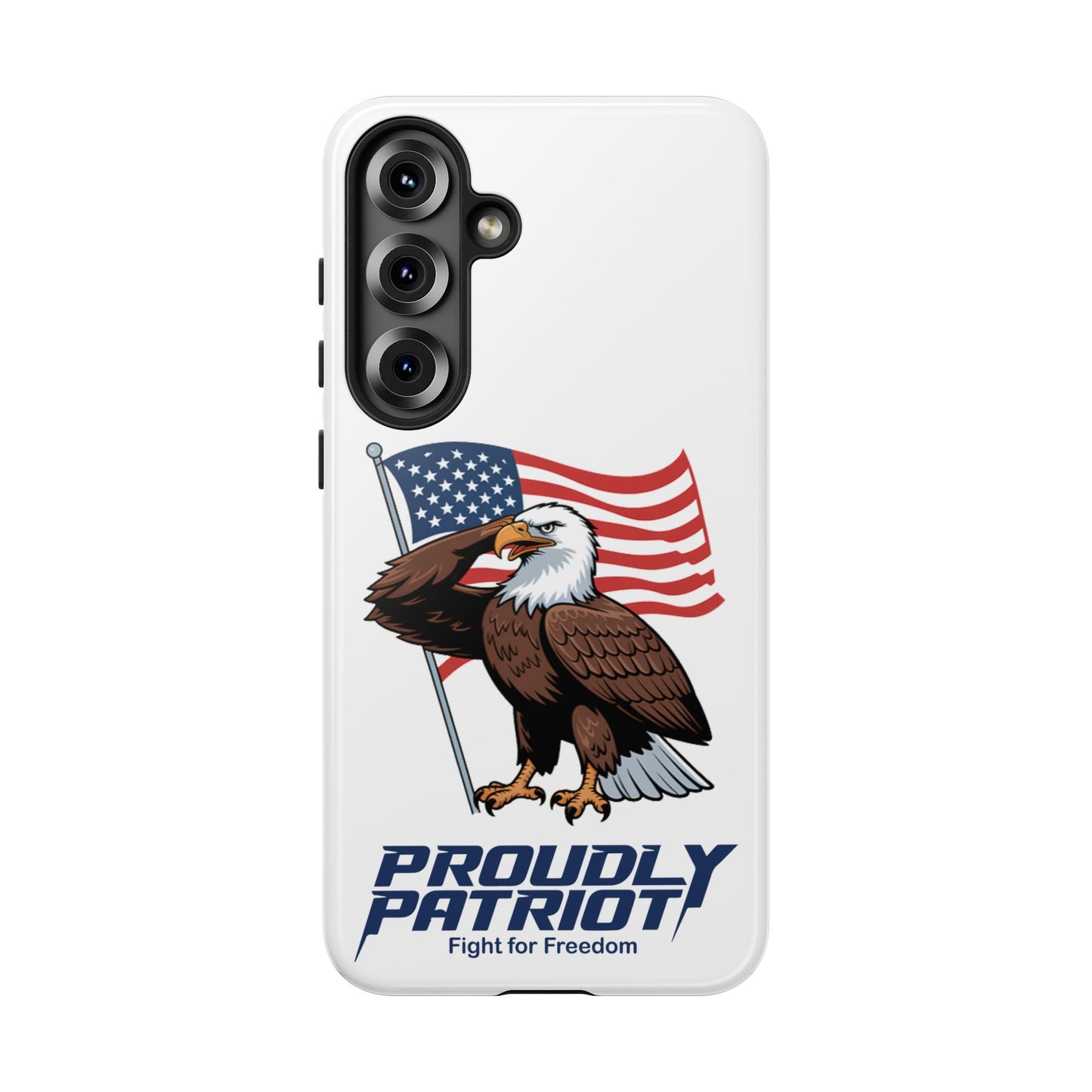 Major Talon Reporting for Duty! Patriotic Phone Case for Proud Americans, USA Flag Phone Cover, Tough Cases for Veterans, Independence Day Gift