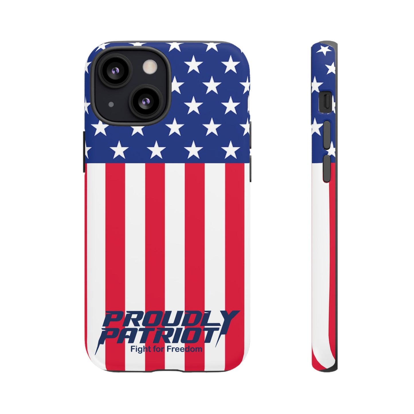 Stars, Stripes, and Cell Phones, Patriotic Phone Case for Proud Americans, USA Flag Phone Cover, Tough Cases for Veterans, Independence Day Gift
