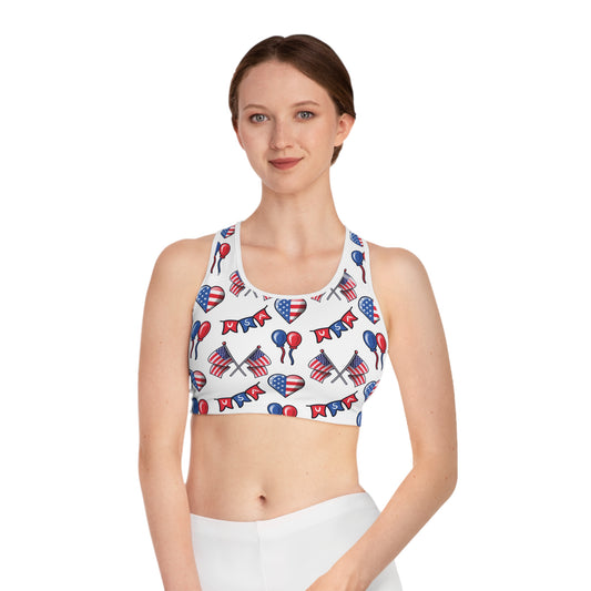 Heart USA Sports Bra
