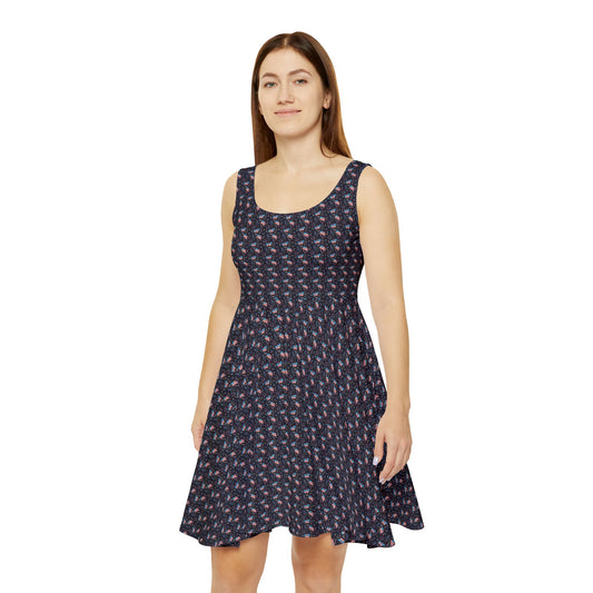 Flags and Fireworks Women's Skater Dress