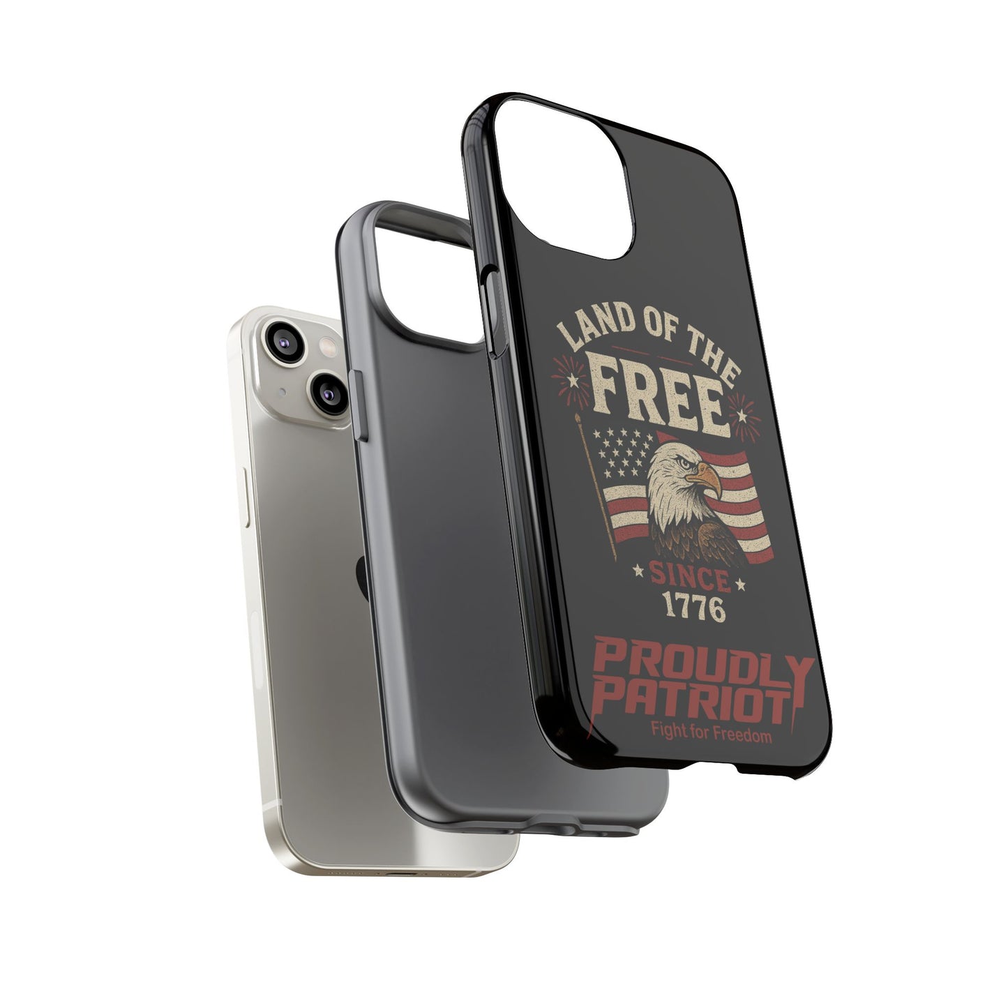 Freedom Phone Case: The Ultimate Patriotic Protector: For the Proud Patriot, USA Flag Phone Cover, Tough Cases for Veterans, Independence Day Gift