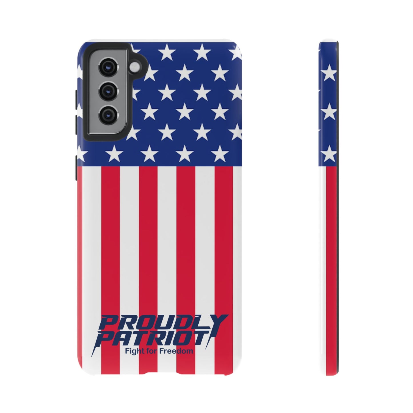Stars, Stripes, and Cell Phones, Patriotic Phone Case for Proud Americans, USA Flag Phone Cover, Tough Cases for Veterans, Independence Day Gift