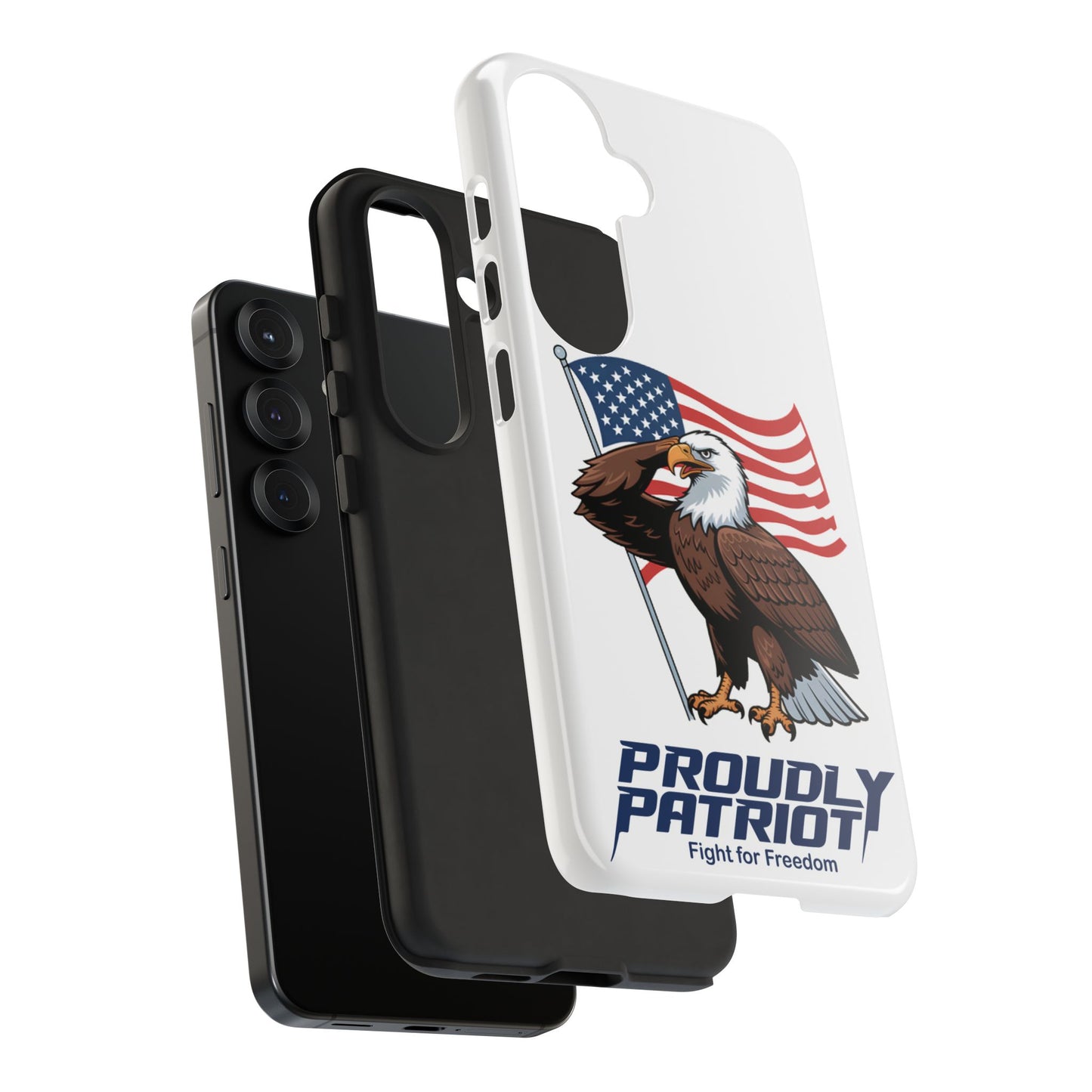 Major Talon Reporting for Duty! Patriotic Phone Case for Proud Americans, USA Flag Phone Cover, Tough Cases for Veterans, Independence Day Gift