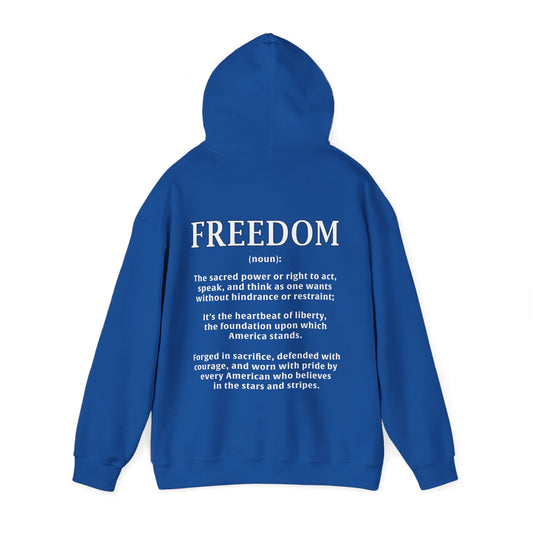 Freedom: The Heartbeat of Liberty Hoodie