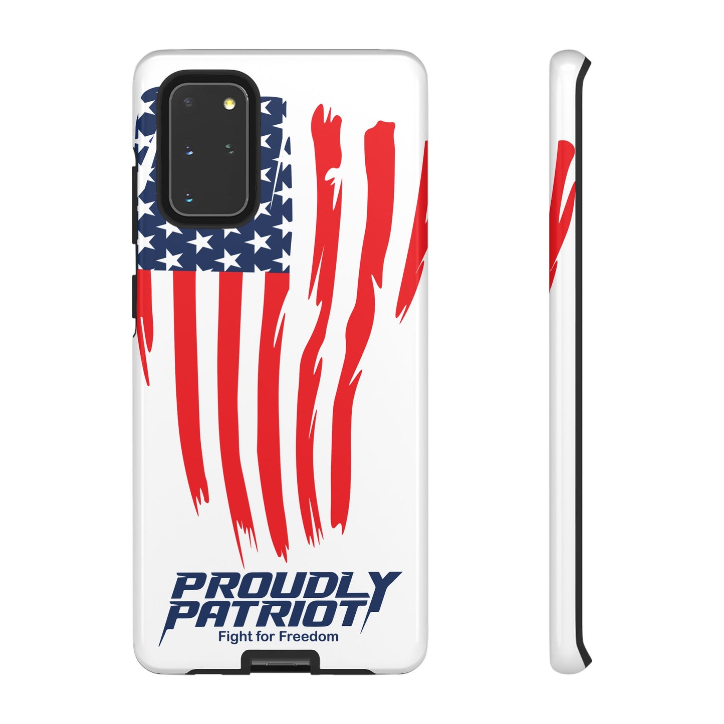 The Flag, Patriotic Phone Case for Proud Americans, USA Flag Phone Cover, Tough Cases for Veterans, Independence Day Gift
