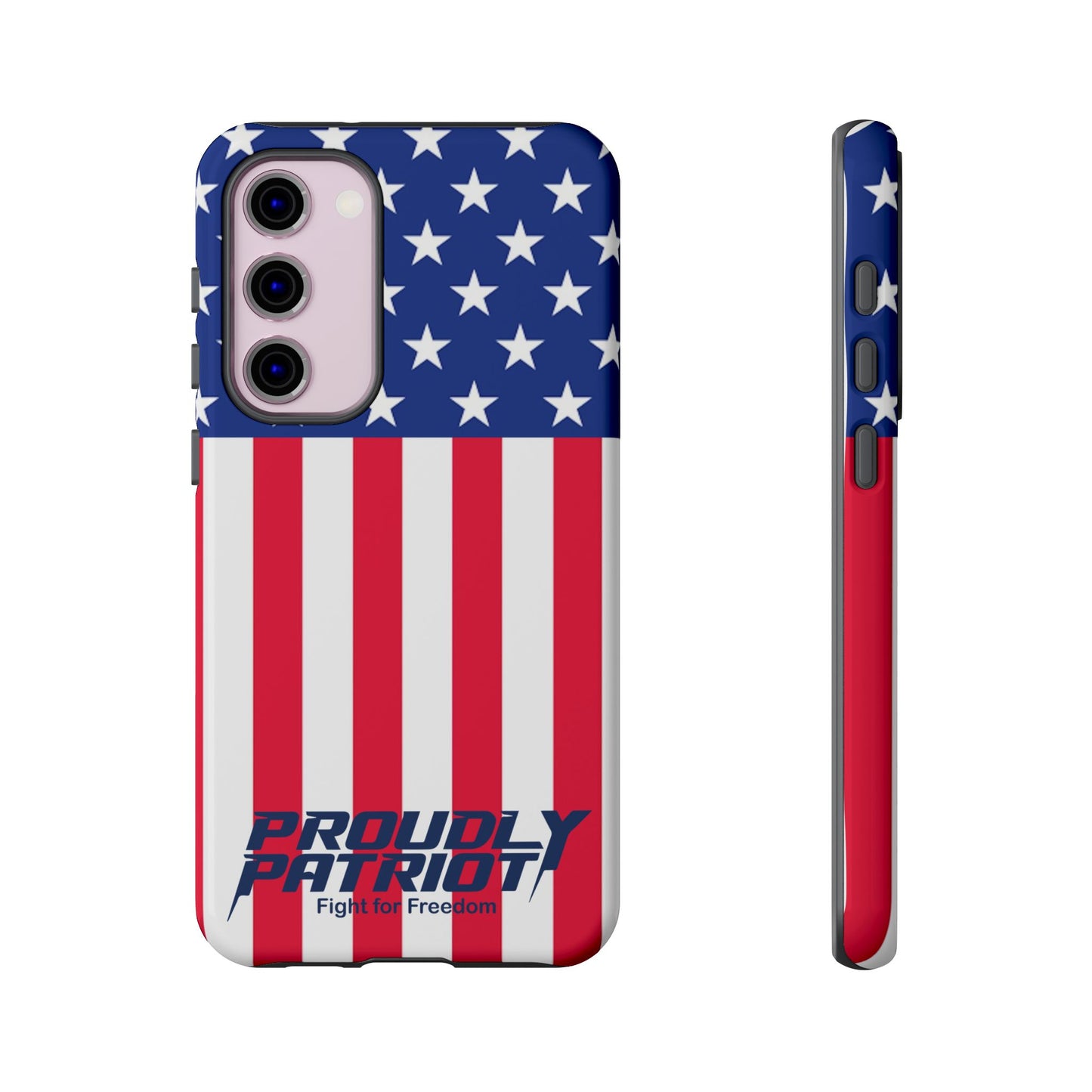 Stars, Stripes, and Cell Phones, Patriotic Phone Case for Proud Americans, USA Flag Phone Cover, Tough Cases for Veterans, Independence Day Gift
