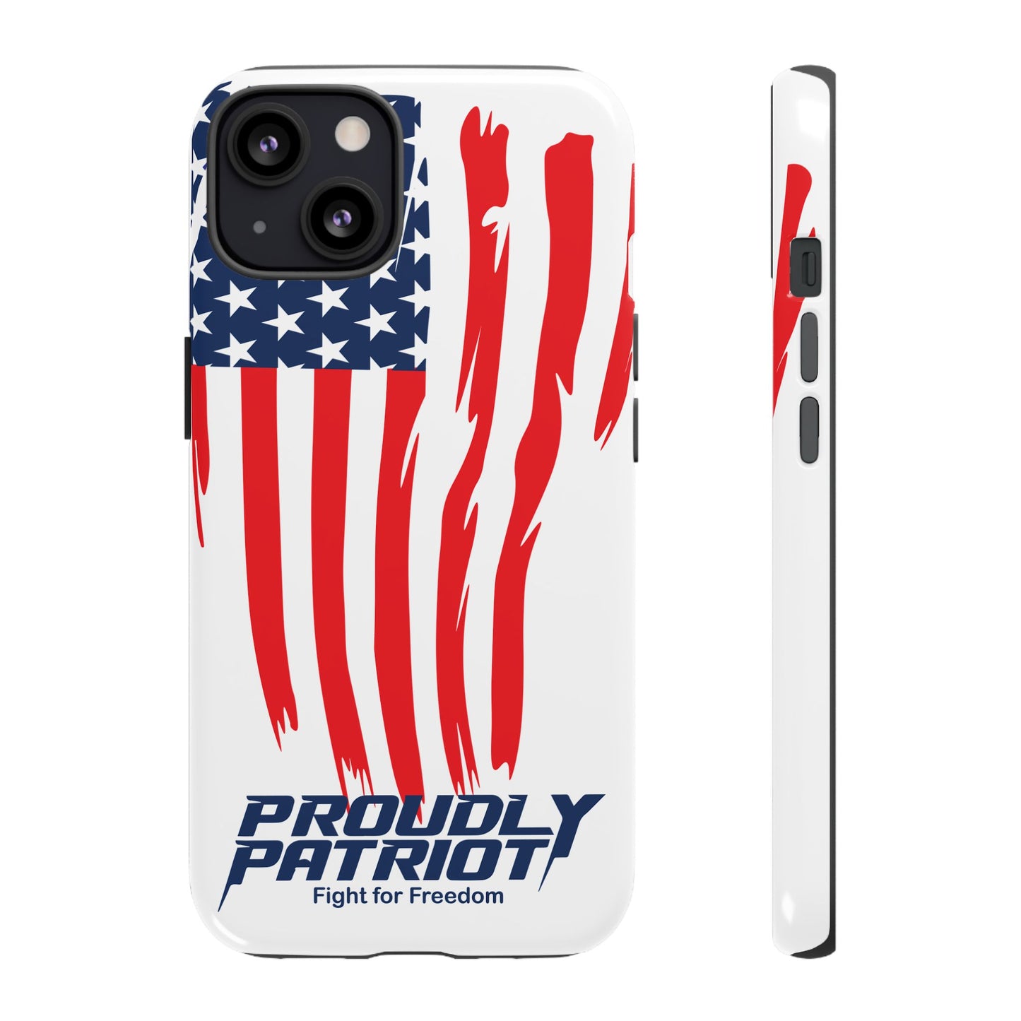 The Flag, Patriotic Phone Case for Proud Americans, USA Flag Phone Cover, Tough Cases for Veterans, Independence Day Gift