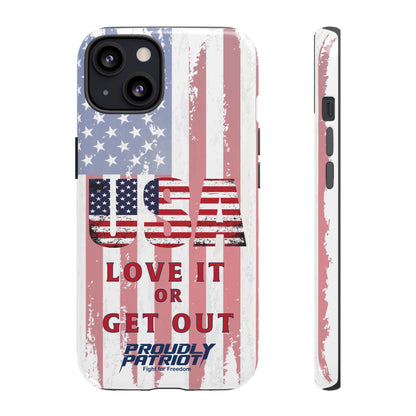 Stars, Stripes, and Zero Tolerance, Phone Case